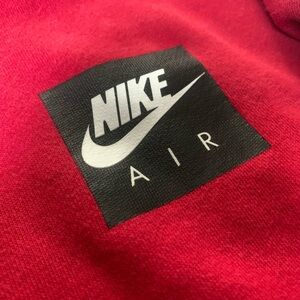 Nike Red and Navy Zip Up Jacket